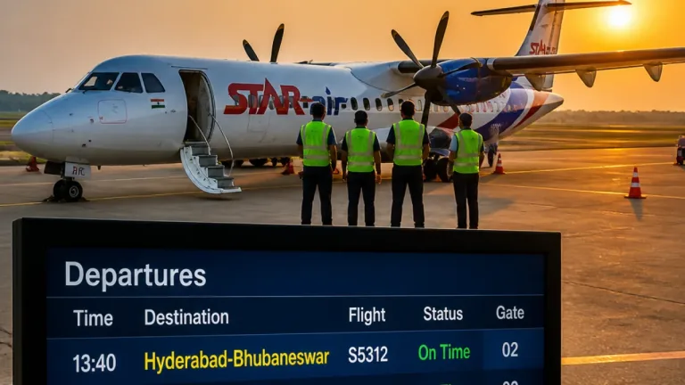 Star Air adds 24 weekly flights linking Telangana and Odisha; Hyderabad–Bhubaneswar service to start Sept 4