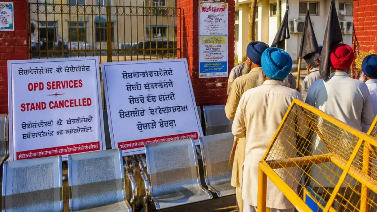 Statewide strike by over three lakh Punjab employees halts OPDs, government work