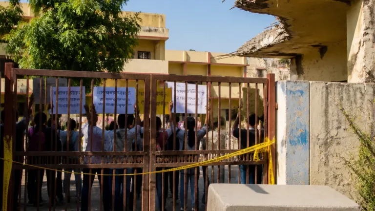 Students, Villagers Lock Alwar School Demanding Demolition of Unsafe Blocks, Filling of Teacher Posts