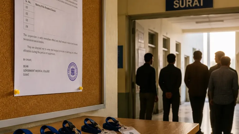Surat GMC inquiry suspends four residents after postgraduate doctor's suicide