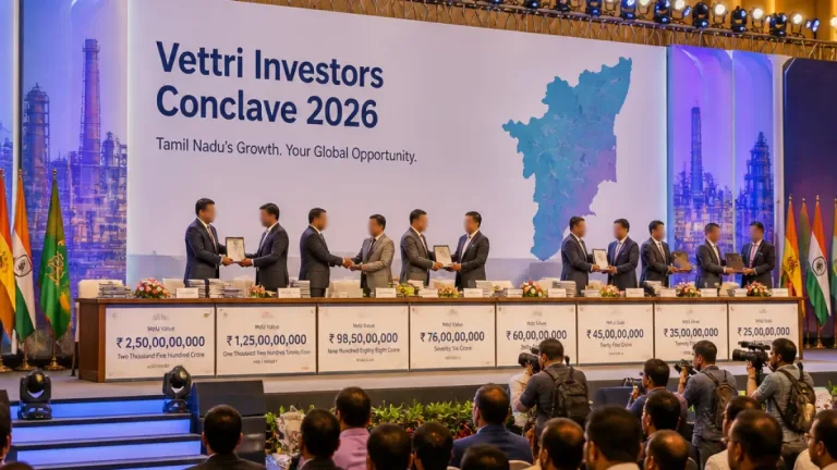 Tamil Nadu signs 97 MoUs worth over ₹67,000 crore at Vettri Investors Conclave