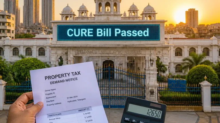 Telangana Assembly passes CURE Bill, replaces 1955 GHMC Act and caps property tax rise at 10%