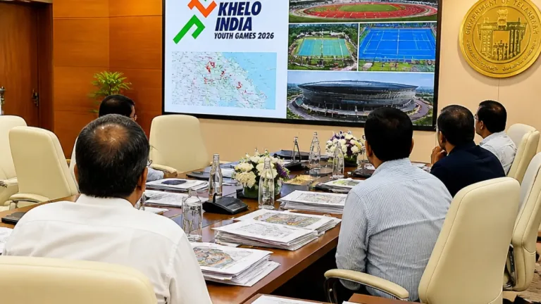 Telangana begins preparations to host Khelo India Youth Games 2026; CM reviews plans in Hyderabad
