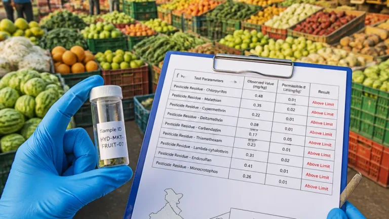 Telangana leads India in fruit, vegetable samples exceeding pesticide limits, Lok Sabha data shows