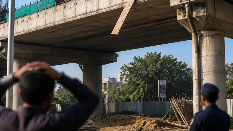 Thane man badly hurt as wooden plank falls from under-construction Metro bridge; case filed