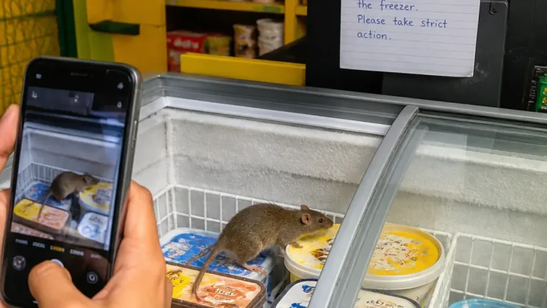 Thane: Rat sighted inside Blinkit ice‑cream freezer in Kalyan, raising food‑safety alarm