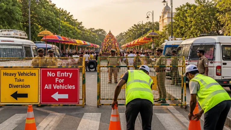 Thiruvananthapuram readies major weekend traffic curbs for Onam pageant and Vice‑President visit