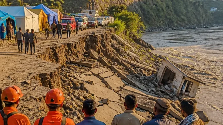 Three families evacuated after land subsidence, cracks reported in Ramban’s Kulthi Chakka Kundi