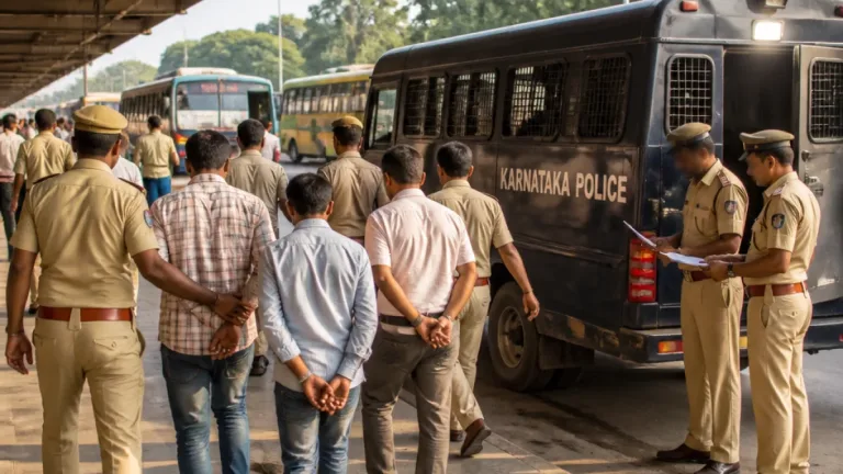 Three men from Gwalior's Bhitarwar taken to Karnataka after cyber fraud probe