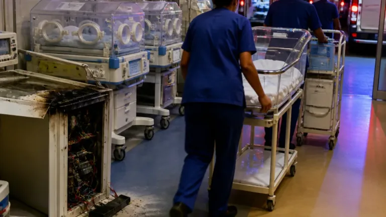 Three newborns injured after warmer fire in Chhindwara NICU; 30 infants evacuated