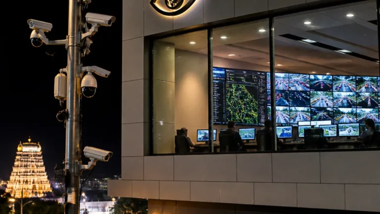 Tirupati rolls out Phase‑I of ‘Third Eye’ ICCC to strengthen pilgrim safety and traffic control