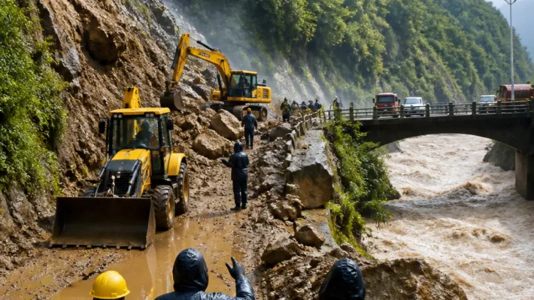 Torrential rains in Uttarakhand leave five dead, rivers near danger levels and major roads blocked