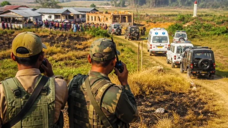 Twelve injured in alleged firing along Assam‑Arunachal border; state ministers, DGP involved