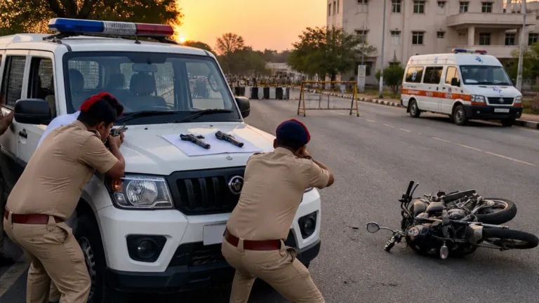Two Alleged Extortionists Injure Themselves In Clash With Police, Arrested In Firozpur
