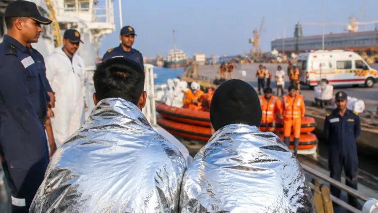 Two Chinese Sailors Brought to Paradip as Search Continues for Crew of Sunken Bulk Carrier