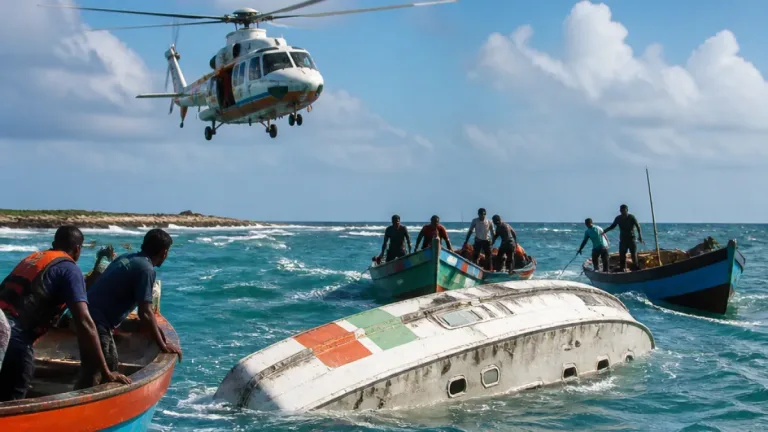 Two Lakshadweep policemen missing after patrol boat capsizes near Suheli; search on