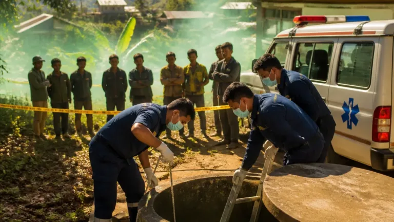 Two men die, one injured after losing consciousness inside rainwater tank in Champhai village