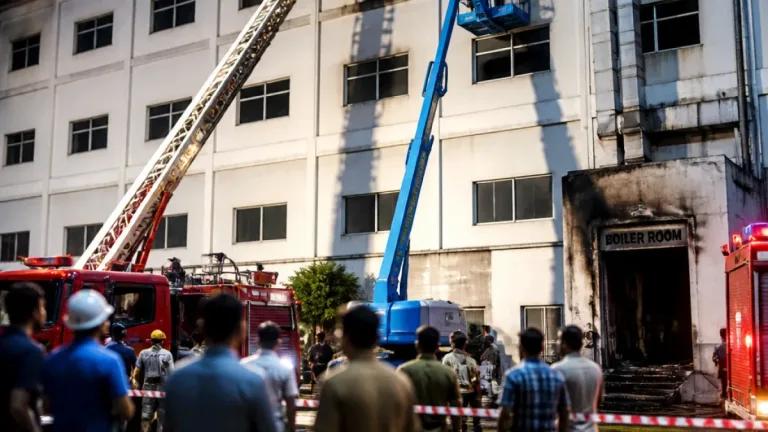 Two technicians killed in blaze at Warangal's Kakatiya Mega Textile Park
