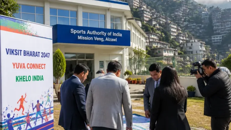 Union sports minister reviews Mizoram sports needs, pledges support under Viksit Bharat 2047