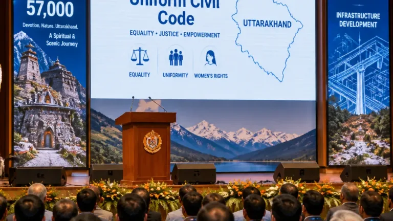 Uttarakhand's UCC model gaining traction, CM Dhami says; pitches state as top Himalayan performer