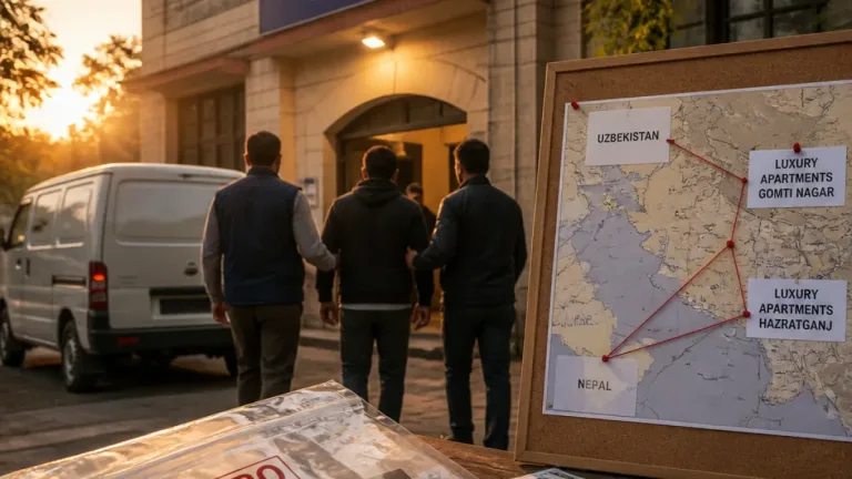 Uzbek national held in Lucknow as probe widens into alleged cross‑border sex racket