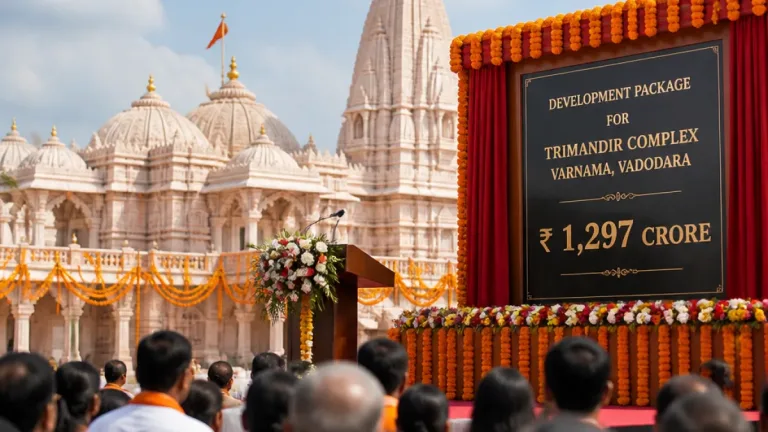 Vadodara: CM Bhupendra Patel inaugurates projects worth ₹1,297 crore at Varnama Trimandir