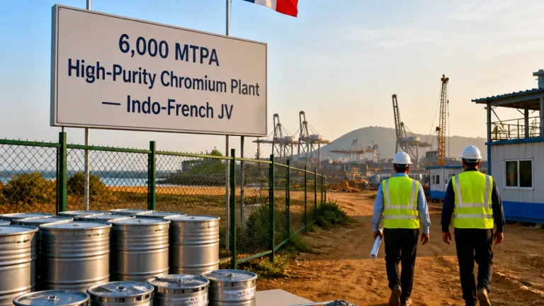 Visakhapatnam to Host 6,000 MTPA High‑Purity Chromium Metal Plant under Indo‑French JV