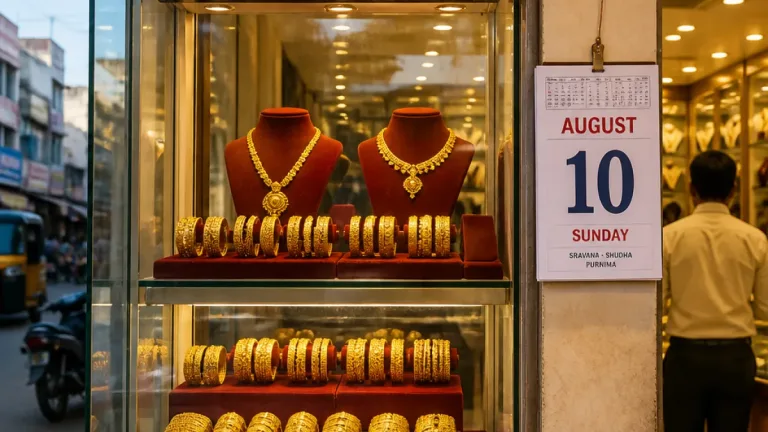 Warangal gold rates climb in early August; 24K at ₹1,52,440 on Aug 10