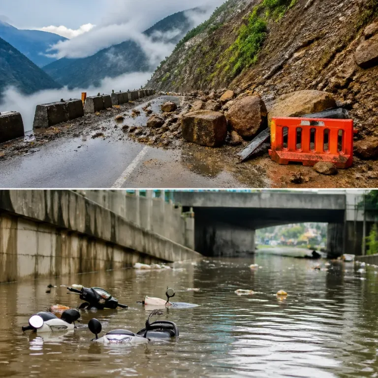 IMD warns of isolated heavy rain in UP, Delhi; orange alert, road closures in Himachal