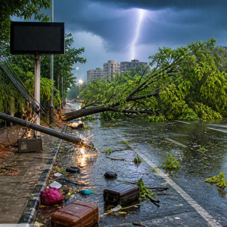 IMD issues heavy-rain, storm and high-wind alert for 16 states; Delhi to see gusts up to 50 km/h