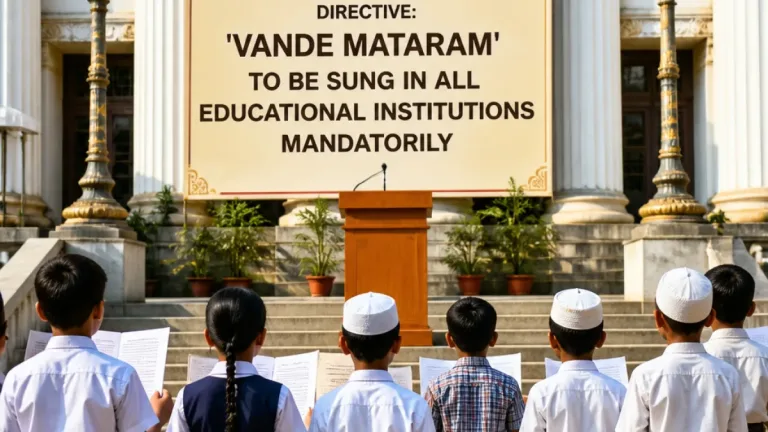 West Bengal government makes singing of 'Vande Mataram' mandatory in registered madrasas, CM says