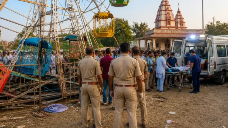 Woman Suffers Severe Scalp Injury After Hair Caught in Ferris Wheel at Yavatmal Fair