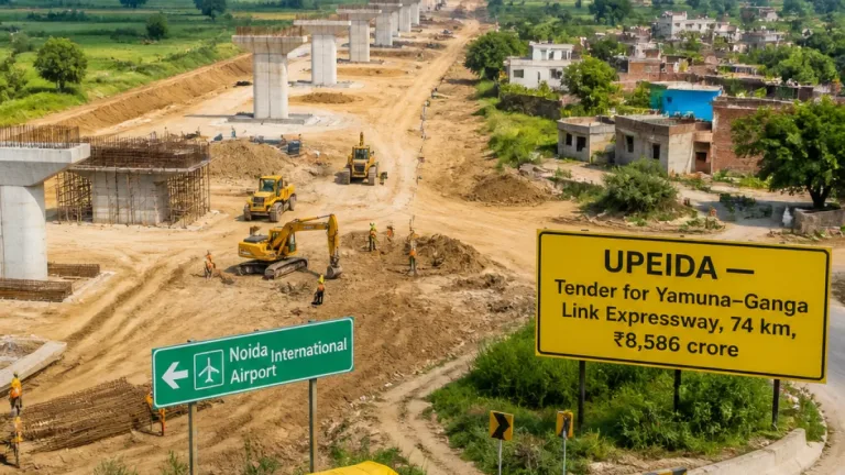 Work on 74 km Yamuna–Ganga Link Expressway moves ahead; tenders issued for ₹8,586 crore project