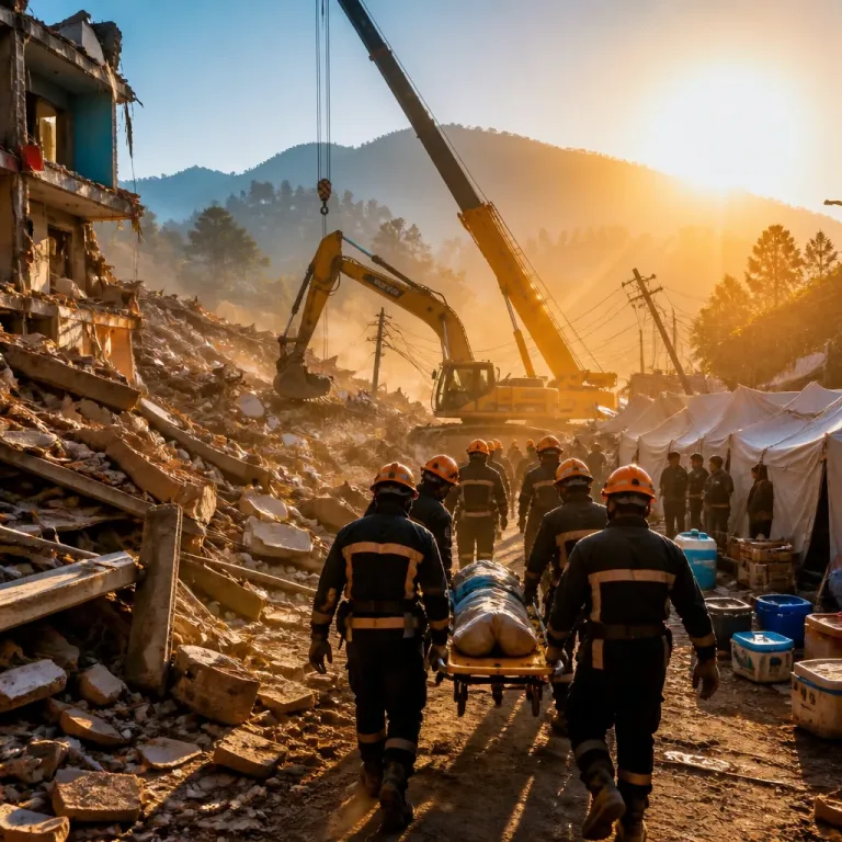 Rescue teams race after 7.4 quake in western Colombia; local toll rises above 250