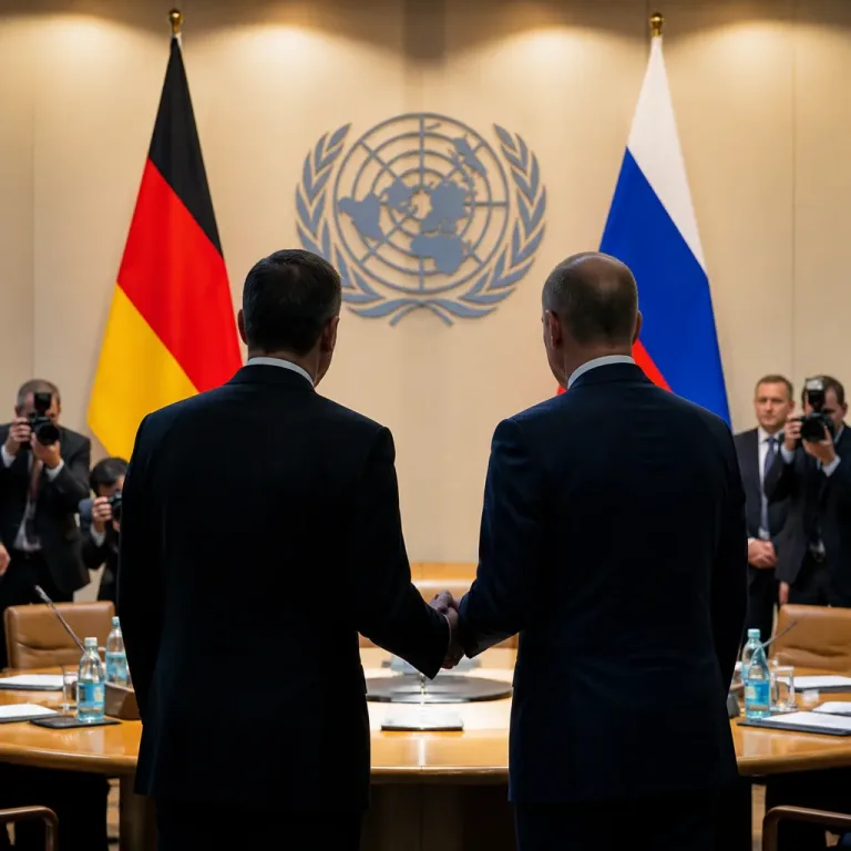 German and Russian foreign ministers hold rare UN meeting as Lavrov warns of a shifting world order