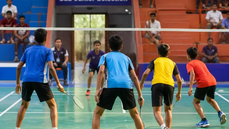Young shuttlers shine at Maharashtra sub‑junior selection in Amravati