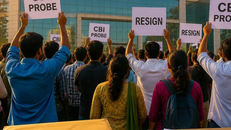 YSRCP seeks CBI probe, asks Education Minister Nara Lokesh to quit over alleged DSC-2025 scam