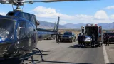 Atacan a balazos helicóptero policial en la región Coyame‑Ojinaga; un agente resultó herido