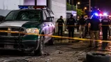 Ataque nocturno deja a un agente herido y daños en vía pública en Ciudad Valles