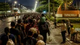 Cerca de 300 migrantes centroamericanos llegan a Tapachula en nueva caravana rumbo al norte