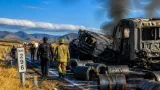 Choque y posterior incendio en la Saltillo–Zacatecas deja dos trabajadores sin vida