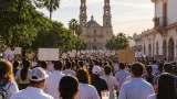 Cientos marchan en Culiacán para exigir seguridad tras ola de homicidios