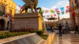 Entregan próxima remodelación de Plaza Fundadores con escultura de león alado y reconocimiento a mujeres