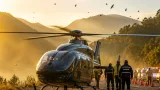 Helicóptero que trasladaba al gobernador de Chiapas realiza aterrizaje de emergencia en Pantepec