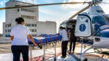IMSS en Campeche traslada en ambulancia aérea a niña de 8 años a hospital de Puebla para atención especializada