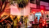 Incendio en casa de Guadalajara deja a hombre rescatado por Bomberos en La Florida