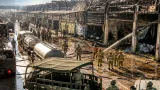 Incendio en el Mercado Central de Acapulco deja al menos 90 locales dañados y operativo en curso