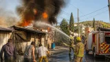 Incendio en tejabán en La Banda moviliza a bomberos y provoca desalojos en Santa Catarina