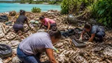 Madres buscadoras rastrean indicios en la periferia turística de Cancún