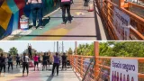 Zamora: grupo de 47 mujeres recupera puente peatonal para garantizar espacios seguros
